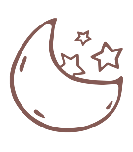 Vinilo Luna con estrellas - Decoravinilos