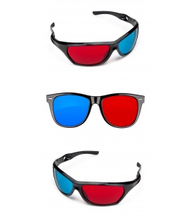 Gafas 3D, Diseño moderno, minimalista.