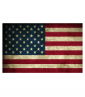 Bandera EEUU Retro - Decora Vinilos -